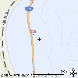 山口県美祢市大嶺町北分2739周辺の地図