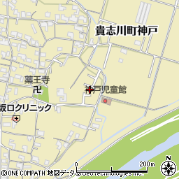 和歌山県紀の川市貴志川町神戸585-17周辺の地図