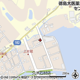 徳島県鳴門市瀬戸町明神上本城99周辺の地図