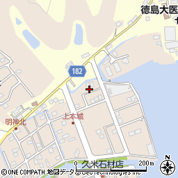 徳島県鳴門市瀬戸町明神上本城89周辺の地図