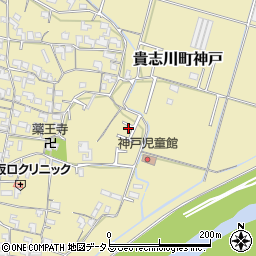 和歌山県紀の川市貴志川町神戸585-8周辺の地図