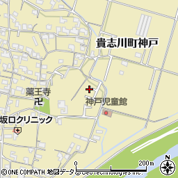 和歌山県紀の川市貴志川町神戸585-7周辺の地図