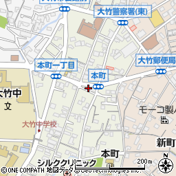 〒739-0613 広島県大竹市本町の地図