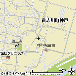 和歌山県紀の川市貴志川町神戸582-1周辺の地図