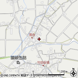 香川県三豊市三野町大見甲-3992周辺の地図