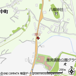 広島県江田島市能美町中町3368-5周辺の地図