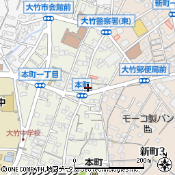 吉永理容院周辺の地図