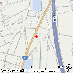 香川県三豊市三野町大見甲-4345-1周辺の地図