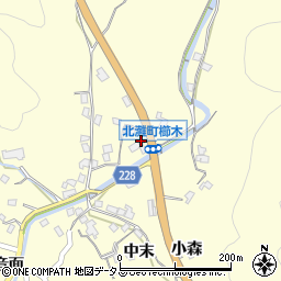 徳島県鳴門市北灘町櫛木竹下23周辺の地図