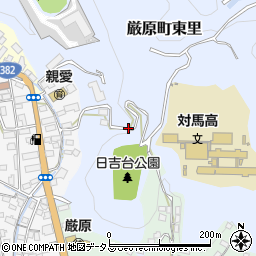 長崎県対馬市厳原町東里36-9周辺の地図