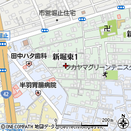 〒641-0042 和歌山県和歌山市新堀東の地図