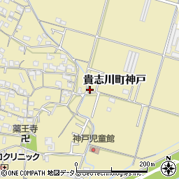 和歌山県紀の川市貴志川町神戸107-27周辺の地図