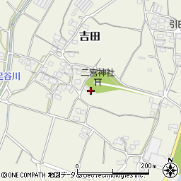 香川県東かがわ市吉田周辺の地図