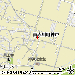 和歌山県紀の川市貴志川町神戸107-14周辺の地図