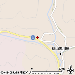 和歌山県紀の川市桃山町黒川10周辺の地図
