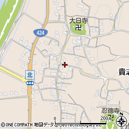 和歌山県紀の川市貴志川町北周辺の地図