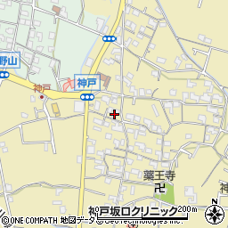 和歌山県紀の川市貴志川町神戸446-7周辺の地図