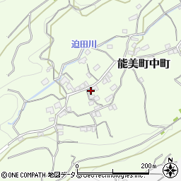広島県江田島市能美町中町2852周辺の地図