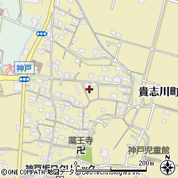 〒640-0413 和歌山県紀の川市貴志川町神戸の地図