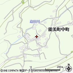 広島県江田島市能美町中町2872周辺の地図