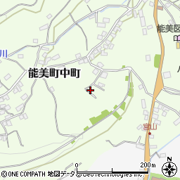広島県江田島市能美町中町3180周辺の地図