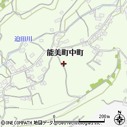 広島県江田島市能美町中町2988-1周辺の地図