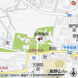 金剛峯寺大師教会周辺の地図