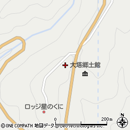 「道の駅」吉野路大塔公衆トイレ周辺の地図