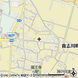 和歌山県紀の川市貴志川町神戸423-3周辺の地図