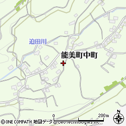 広島県江田島市能美町中町2984周辺の地図