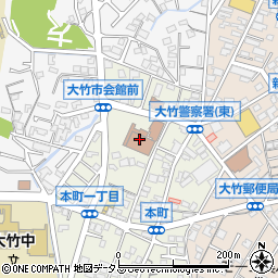 大竹市　総合型地域スポーツクラブ周辺の地図