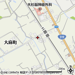 香川県善通寺市大麻町1906-2周辺の地図