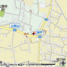 和歌山県紀の川市貴志川町上野山352周辺の地図