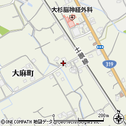 香川県善通寺市大麻町2091-1周辺の地図