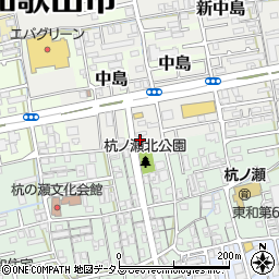和歌山県和歌山市新中島579周辺の地図