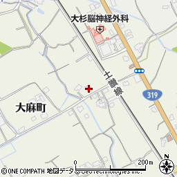 香川県善通寺市大麻町2087-1周辺の地図