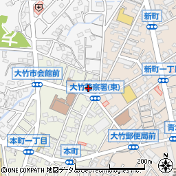 広島銀行大竹支店 ＡＴＭ周辺の地図