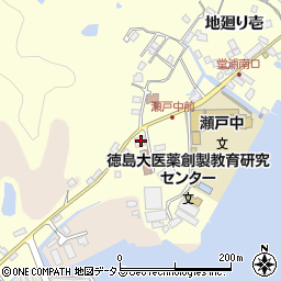 徳島県鳴門市瀬戸町堂浦地廻り壱66周辺の地図