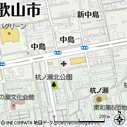 和歌山県和歌山市新中島125周辺の地図