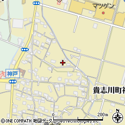 和歌山県紀の川市貴志川町神戸381-1周辺の地図