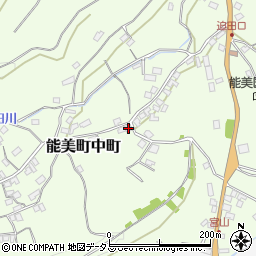 広島県江田島市能美町中町2948-1周辺の地図
