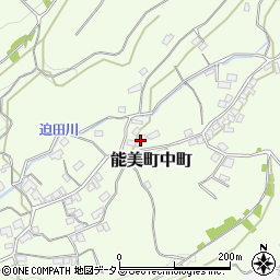 広島県江田島市能美町中町2986周辺の地図