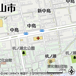 和歌山県和歌山市新中島126周辺の地図