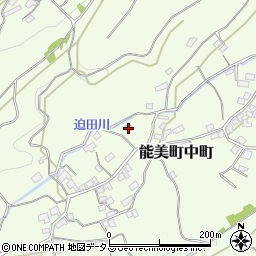 広島県江田島市能美町中町2887周辺の地図