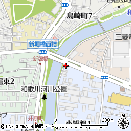 備長扇屋 和歌山新堀店周辺の地図