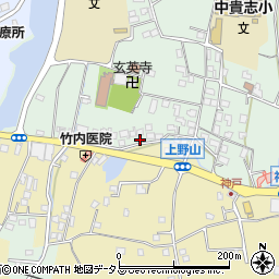 和歌山県紀の川市貴志川町上野山300周辺の地図