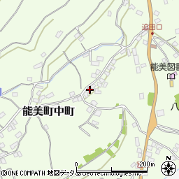 広島県江田島市能美町中町3209周辺の地図