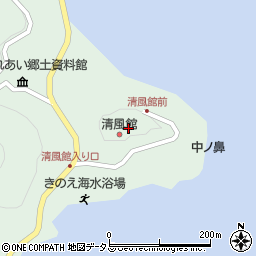 木江温泉周辺の地図