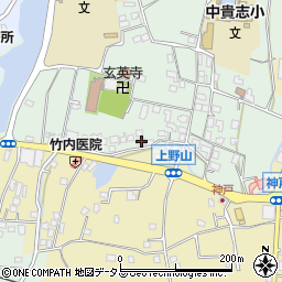 和歌山県紀の川市貴志川町上野山306周辺の地図
