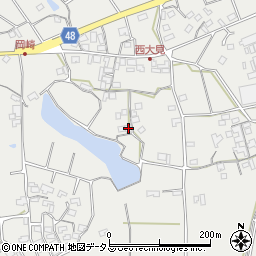 香川県三豊市三野町大見甲-2180-3周辺の地図